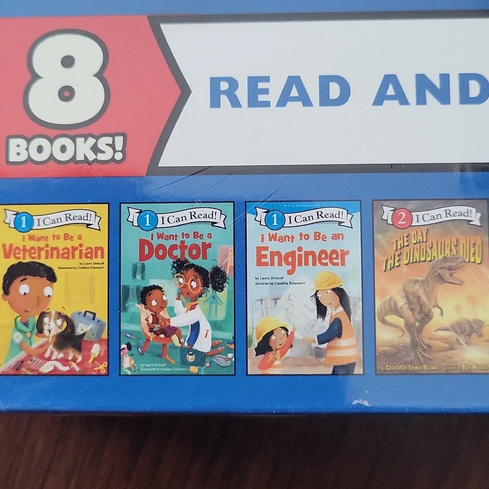 I Can Read! Read And Explore Educational Children's Book Set 8 Books, New